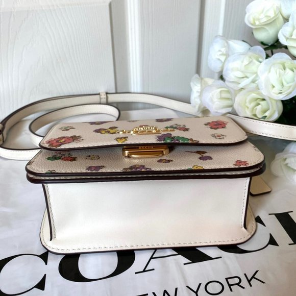 coach Mini Brynn Crossbody With Spaced Floral Field Print c9958 - Picture 5 of 11